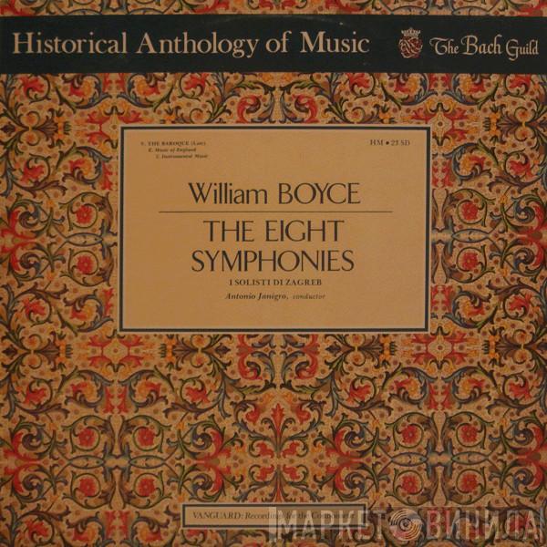 William Boyce, Zagrebački Solisti, Antonio Janigro - The Eight Symphonies