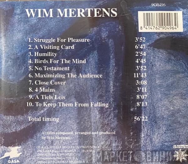 Wim Mertens - Retrospectives Volume 1