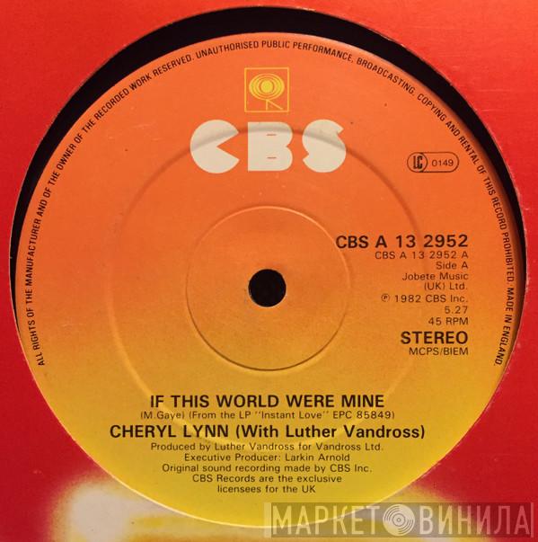 With Cheryl Lynn  Luther Vandross  - If This World Were Mine