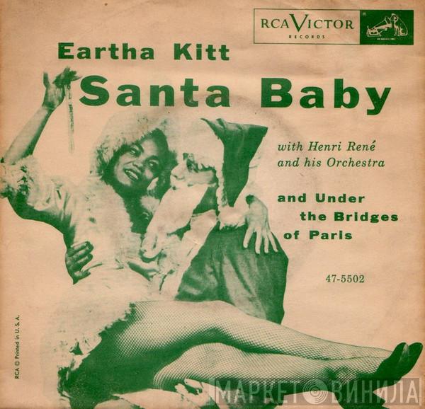 With Eartha Kitt  Henri René And His Orchestra  - Santa Baby