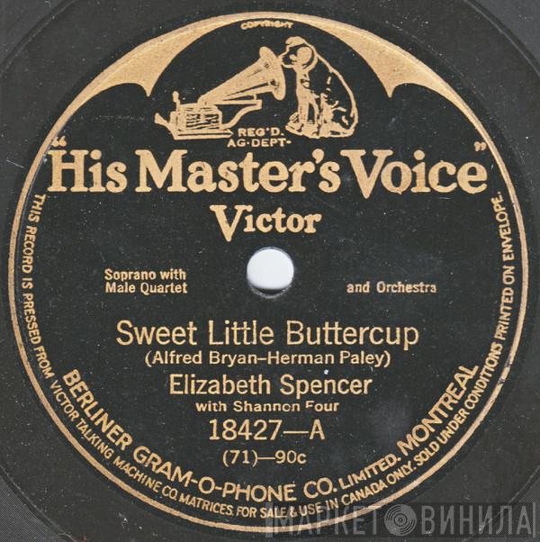With Elizabeth Spencer / Shannon Four  Peerless Quartette  - Sweet Little Buttercup / Homeward Bound