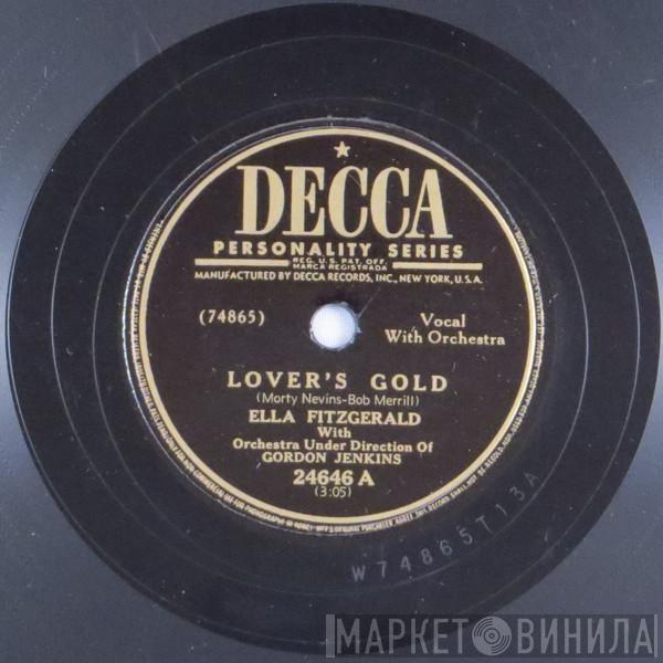 With Ella Fitzgerald  Gordon Jenkins And His Orchestra  - Lover's Gold / Black Coffee