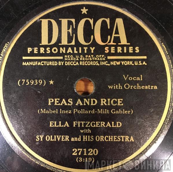 With Ella Fitzgerald  Sy Oliver And His Orchestra  - I've Got The World On A String / Peas And Rice