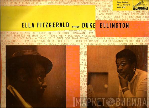 With Ella Fitzgerald  Duke Ellington And His Orchestra  - Ella Fitzgerald Sings Duke Ellington