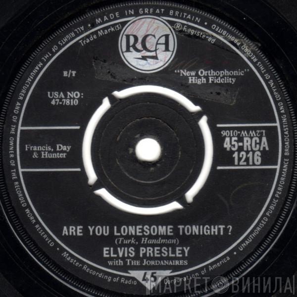 With Elvis Presley  The Jordanaires  - Are You Lonesome Tonight?