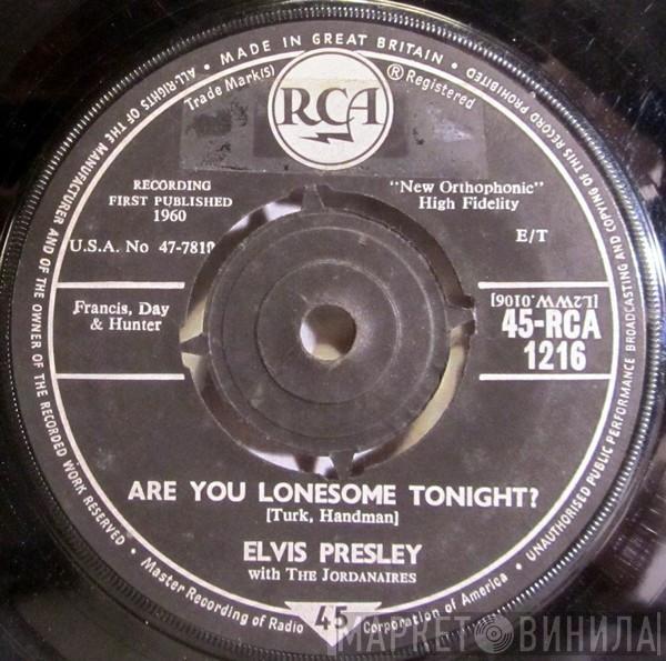 With Elvis Presley  The Jordanaires  - Are You Lonesome Tonight?