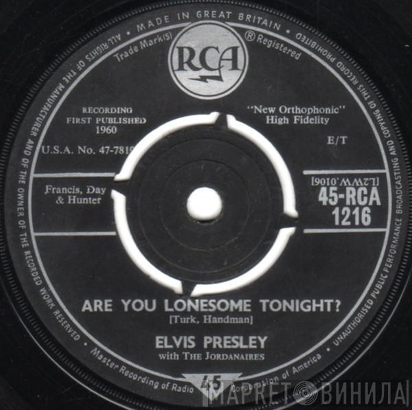 With Elvis Presley  The Jordanaires  - Are You Lonesome Tonight?