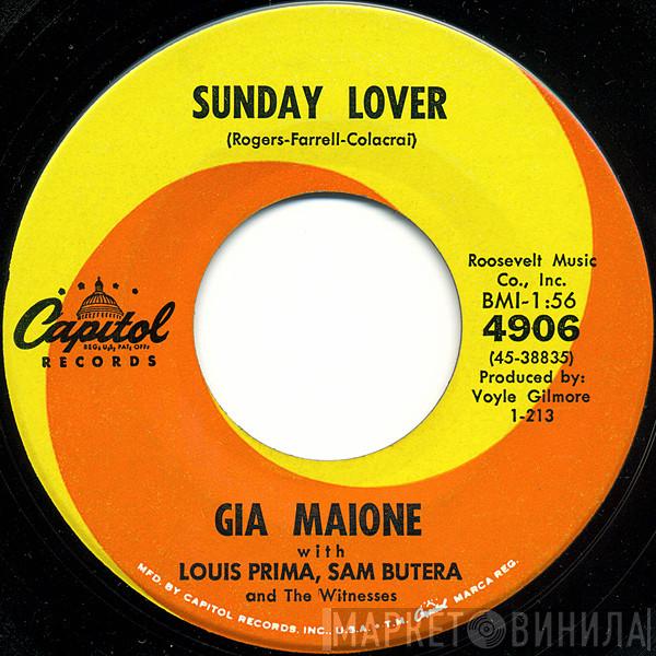 With Gia Maione , Louis Prima  Sam Butera And The Witnesses  - Sunday Lover
