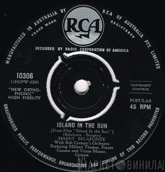 With Harry Belafonte Featuring Bob Corman's Orchestra , Millard Thomas And Frantz Casseus  Victor Messer  - Island In The Sun