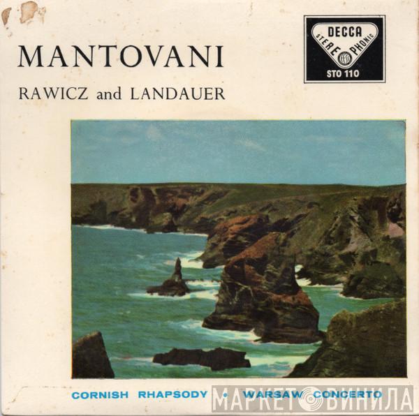 With Mantovani And His Orchestra  Rawicz & Landauer  - Warsaw Concerto / Cornish Rhapsody