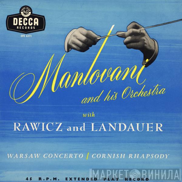 With Mantovani And His Orchestra  Rawicz & Landauer  - Warsaw Concerto / Cornish Rhapsody