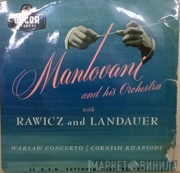With Mantovani And His Orchestra  Rawicz & Landauer  - Warsaw Concerto - Cornish Rhapsody