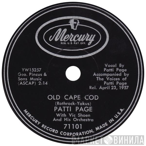 With Patti Page  Vic Schoen And His Orchestra  - Old Cape Cod