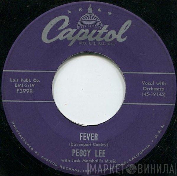 With Peggy Lee  Jack Marshall's Music  - Fever