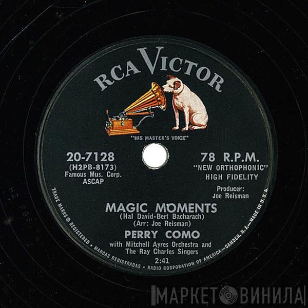 With Perry Como And Mitchell Ayres And His Orchestra  The Ray Charles Singers  - Magic Moments / Catch A Falling Star