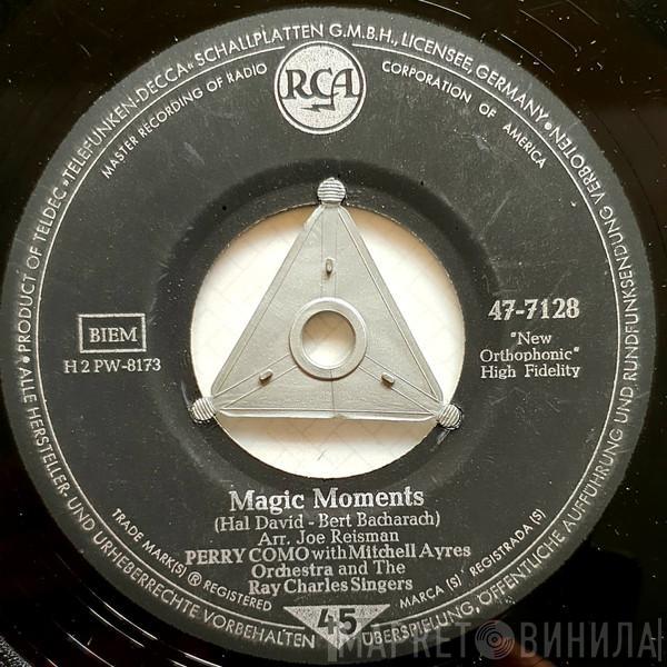 With Perry Como And Mitchell Ayres And His Orchestra  The Ray Charles Singers  - Magic Moments / Catch A Falling Star