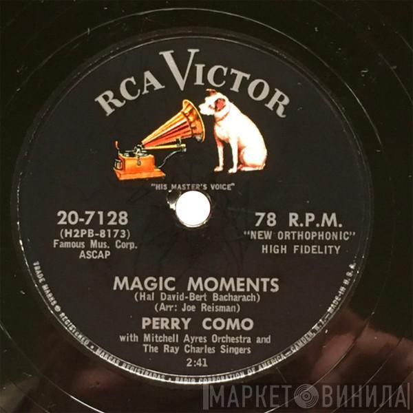 With Perry Como And Mitchell Ayres And His Orchestra  The Ray Charles Singers  - Magic Moments / Catch A Falling Star