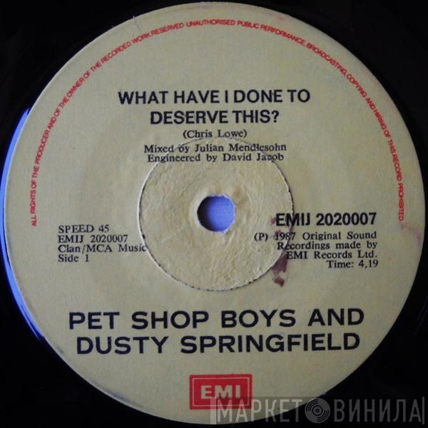 With Pet Shop Boys  Dusty Springfield  - What Have I Done To Deserve This?