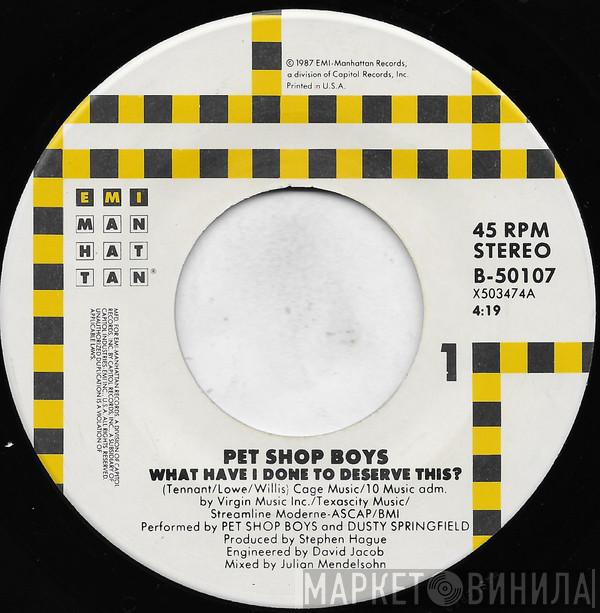 With Pet Shop Boys  Dusty Springfield  - What Have I Done To Deserve This?