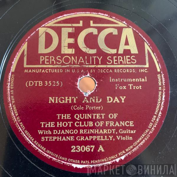 With Quintette Du Hot Club De France , Django Reinhardt  Stéphane Grappelli  - Night And Day / Black And White