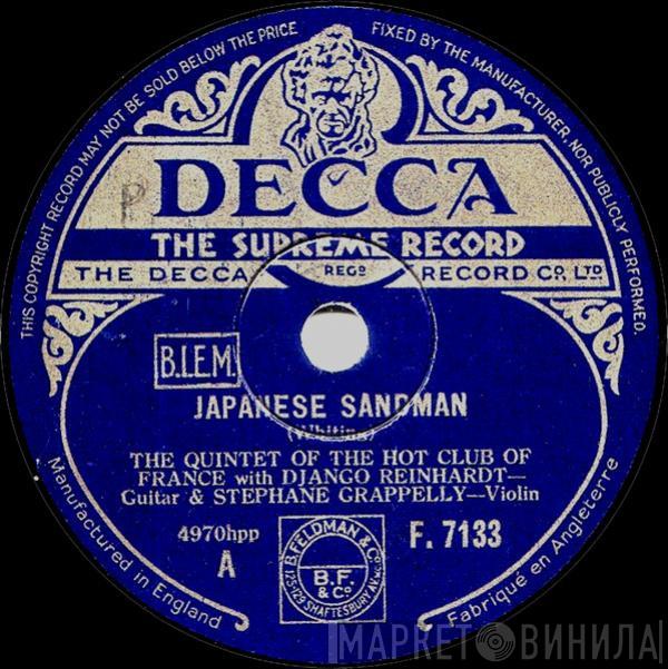 With Quintette Du Hot Club De France And Django Reinhardt  Stéphane Grappelli  - Japanese Sandman / Twelfth Year
