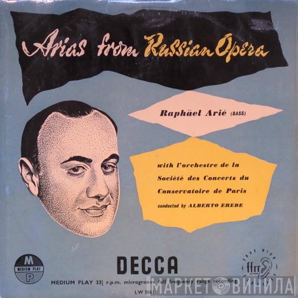 With Raffaele Arié , Orchestre De La Société Des Concerts Du Conservatoire  Alberto Erede  - Arias From Russian Opera