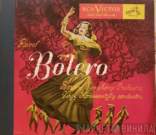 With Serge Koussevitzky , Boston Symphony Orchestra  Maurice Ravel  - Bolero