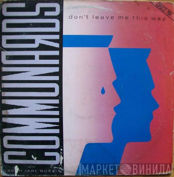 With The Communards  Sarah Jane Morris  - Don't Leave Me This Way