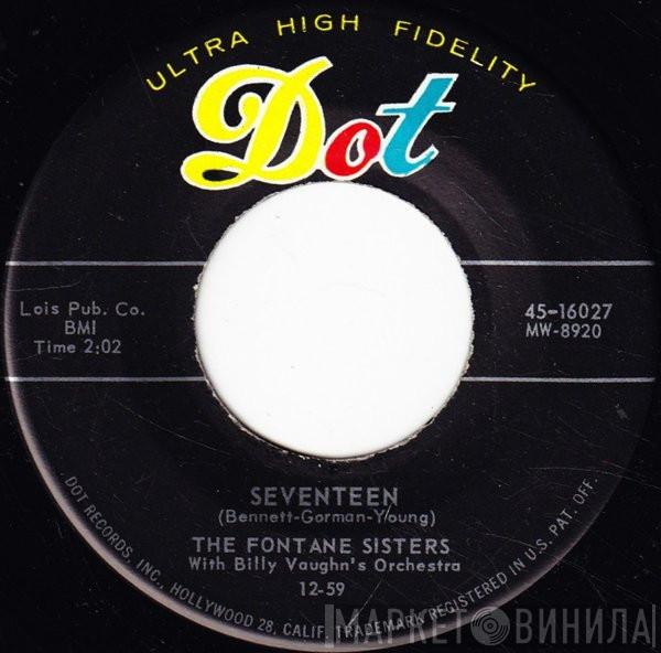 With The Fontane Sisters  Billy Vaughn And His Orchestra  - Seventeen / Hearts Of Stone