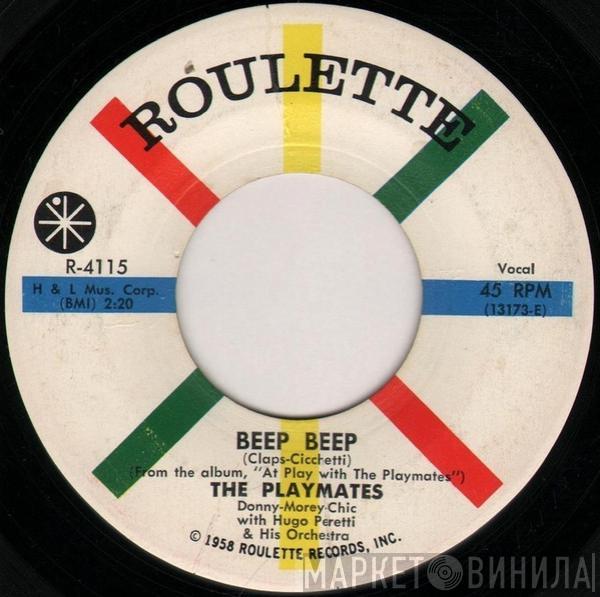 With The Playmates  The Hugo Peretti Orchestra  - Beep Beep / Your Love