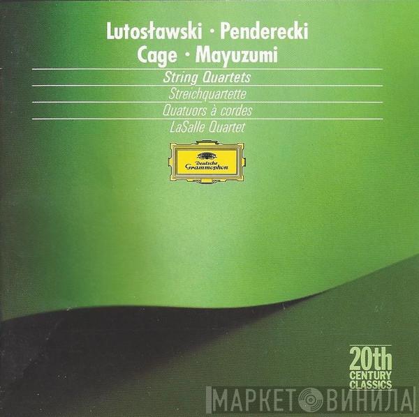 • Witold Lutoslawski • Krzysztof Penderecki • John Cage – Toshiro Mayuzumi  Lasalle Quartet  - String Quartets