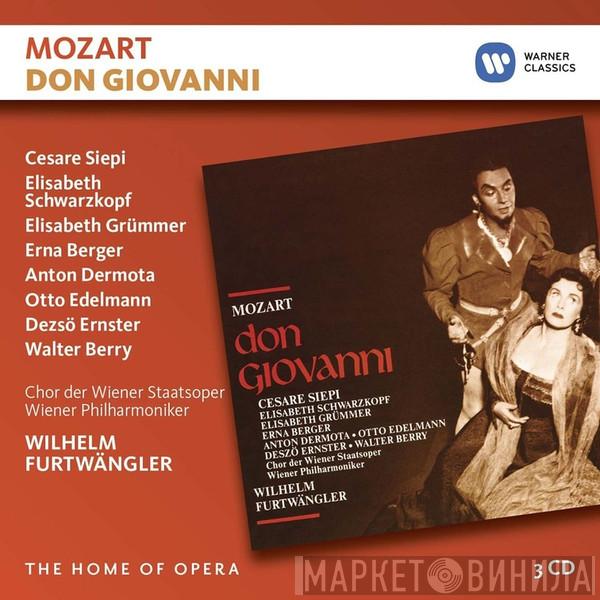 − Wolfgang Amadeus Mozart • Cesare Siepi • Elisabeth Schwarzkopf • Elisabeth Grümmer , Erna Berger • Anton Dermota • Otto Edelmann , Dezso Ernster , Walter Berry , Wiener Staatsopernchor , Wiener Philharmoniker  Wilhelm Furtwängler  - Don Giovanni