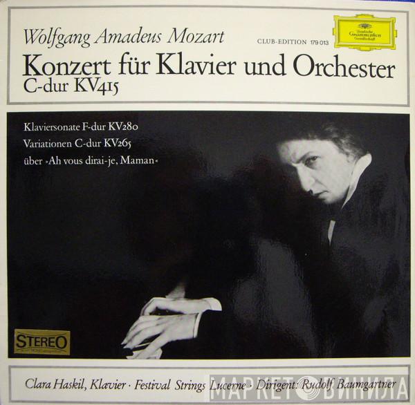 , Wolfgang Amadeus Mozart · Clara Haskil · Festival Strings Lucerne  Rudolf Baumgartner  - Konzert Für Klavier Und Orchester C-Dur KV 415