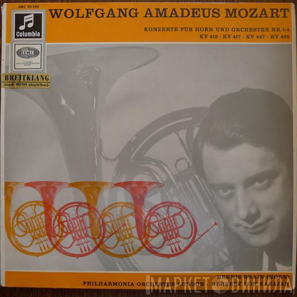 , Wolfgang Amadeus Mozart • Dennis Brain • Philharmonia Orchestra  Herbert von Karajan  - Konzerte Für Horn Und Orchester NR. 1-4 KV 412 • KV 417 • KV 447 • KV 495