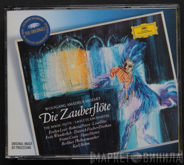 - Wolfgang Amadeus Mozart · Evelyn Lear · Roberta Peters · Lisa Otto · Fritz Wunderlich · Dietrich Fischer-Dieskau · Franz Crass · Hans Hotter , Berliner Philharmoniker  Karl Böhm  - Die Zauberflöte = The Magic Flute = La Flute Enchantée