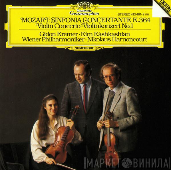 – Wolfgang Amadeus Mozart · Gidon Kremer · Kim Kashkashian · Wiener Philharmoniker  Nikolaus Harnoncourt  - Sinfonia Concertante K. 364 • Violin Concerto = Violinkonzert No. 1