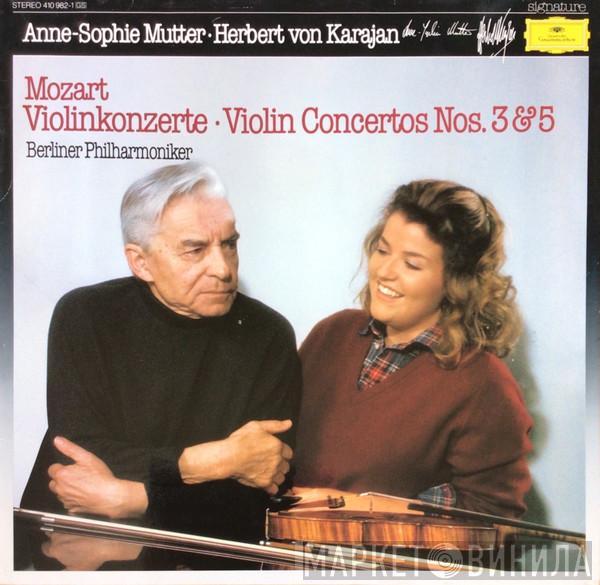 Wolfgang Amadeus Mozart, Berliner Philharmoniker, Herbert von Karajan, Anne-Sophie Mutter - Violinkonzerte / Violin Concertos Nos. 3 & 5