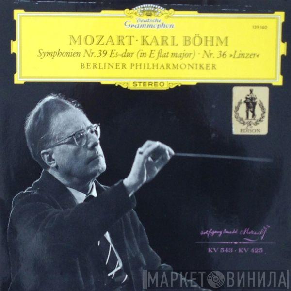 Wolfgang Amadeus Mozart, Berliner Philharmoniker, Karl Böhm - Symphonien Nr. 39 Es-Dur (In E Flat Major) / Nr. 36 »Linzer«