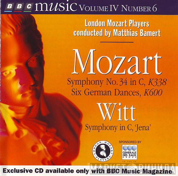 Wolfgang Amadeus Mozart, Friedrich Witt, London Mozart Players, Matthias Bamert - Symphony No. 34 In C, K338 / Six German Dances, K600 / Symphony In C, "Jena"
