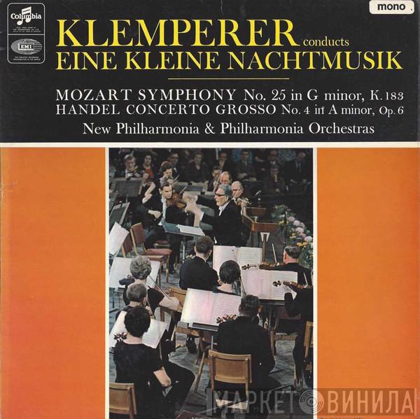 Wolfgang Amadeus Mozart, Georg Friedrich Händel, Otto Klemperer, New Philharmonia Orchestra, Philharmonia Orchestra - Eine Kleine Nachtmusik / Symphony No. 25 In G Minor, K. 183 / Concerto Grosso No. 4 In A Minor, Op. 6
