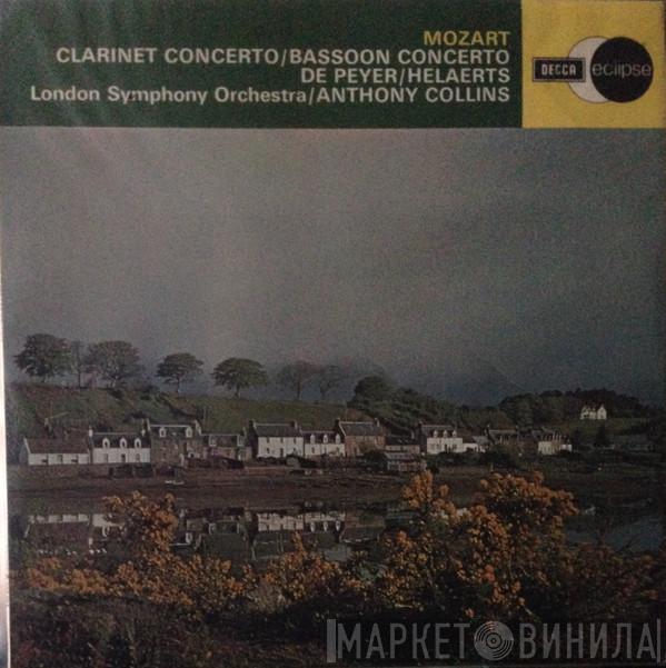 Wolfgang Amadeus Mozart, Gervase de Peyer, Henri Helaerts, The London Symphony Orchestra, Anthony Collins  - Clarinet Concerto / Bassoon Concerto