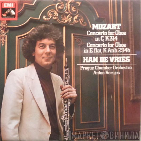 Wolfgang Amadeus Mozart, Han de Vries, Prague Chamber Orchestra, Anton Kersjes - Concerto For Oboe In C, K. 314 / Concerto For Oboe In E Flat, K. Anh. 294b
