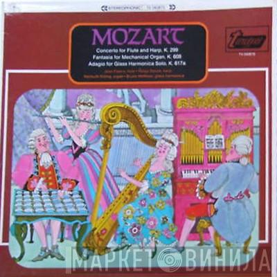 Wolfgang Amadeus Mozart, Jean Patero, Helga Storck, Helmuth Rilling, Bruno Hoffmann - Concerto For Flute And Harp, K. 299 / Fantasia For Mechanical Organ, K. 608 / Adagio For Glass Harmonica Solo, K. 617a