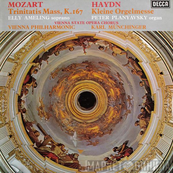 Wolfgang Amadeus Mozart, Joseph Haydn, Elly Ameling, Peter Planyavsky, Wiener Staatsopernchor, Wiener Philharmoniker, Karl Münchinger - Trinitatis Mass, K. 167 / Kleine Orgelmesse
