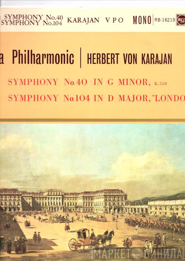 Wolfgang Amadeus Mozart, Joseph Haydn, Wiener Philharmoniker, Herbert von Karajan - Mozart Symphony In G Minor, K. 550 / Haydn Symphony In D Major, No. 104