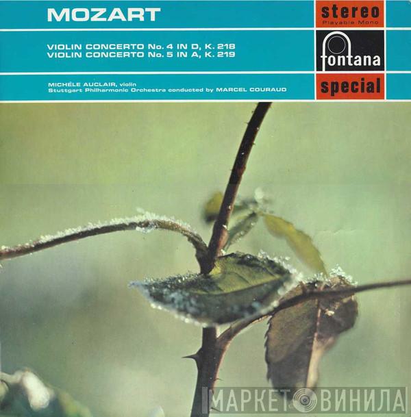 Wolfgang Amadeus Mozart, Michèle Auclair, Stuttgarter Philharmoniker, Marcel Couraud - Violin Concerto No. 4 In D, K.218 / Violin Concerto No. 5 In A, K.219