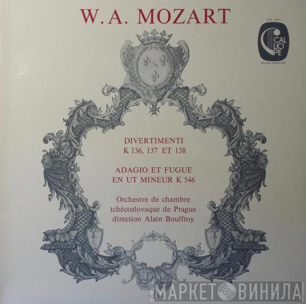 Wolfgang Amadeus Mozart, Prague Chamber Orchestra, Alain Boulfroy - Divertimenti K 136, 137 Et 138 / Adagio Et Fugue En Ut Mineur K 546