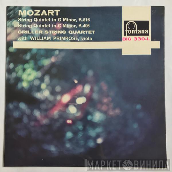 Wolfgang Amadeus Mozart, The Griller String Quartet, William Primrose - String Quintet In G Minor, K.516 / String Quintet In C Minor, K.406