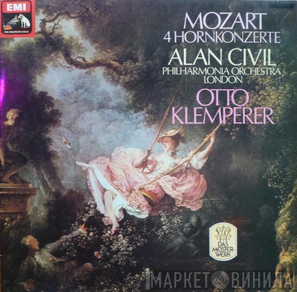 , Wolfgang Amadeus Mozart , Alan Civil , Otto Klemperer  Philharmonia Orchestra  - 4 Hornkonzerte
