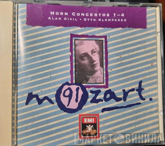 , Wolfgang Amadeus Mozart , Alan Civil , Otto Klemperer  Philharmonia Orchestra  - Horn Concertos